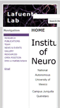 Mobile Screenshot of lafuentelab.org
